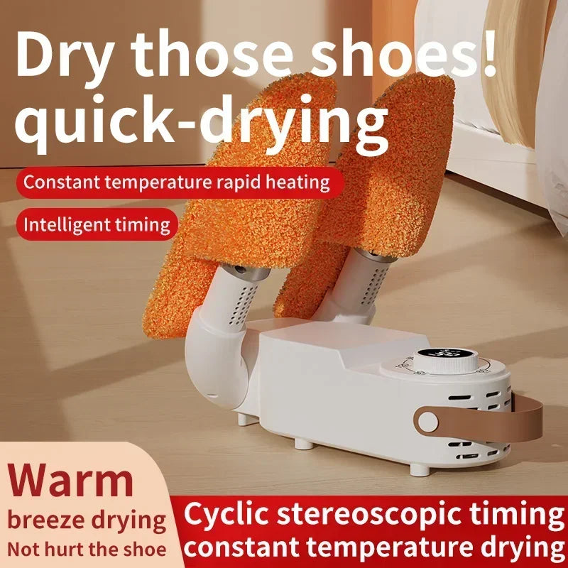 Portable Electric Shoe Dryer with UV Sterilizer - Smart Timer Boot Warmer for Cold Weather Fall/Winter Essential